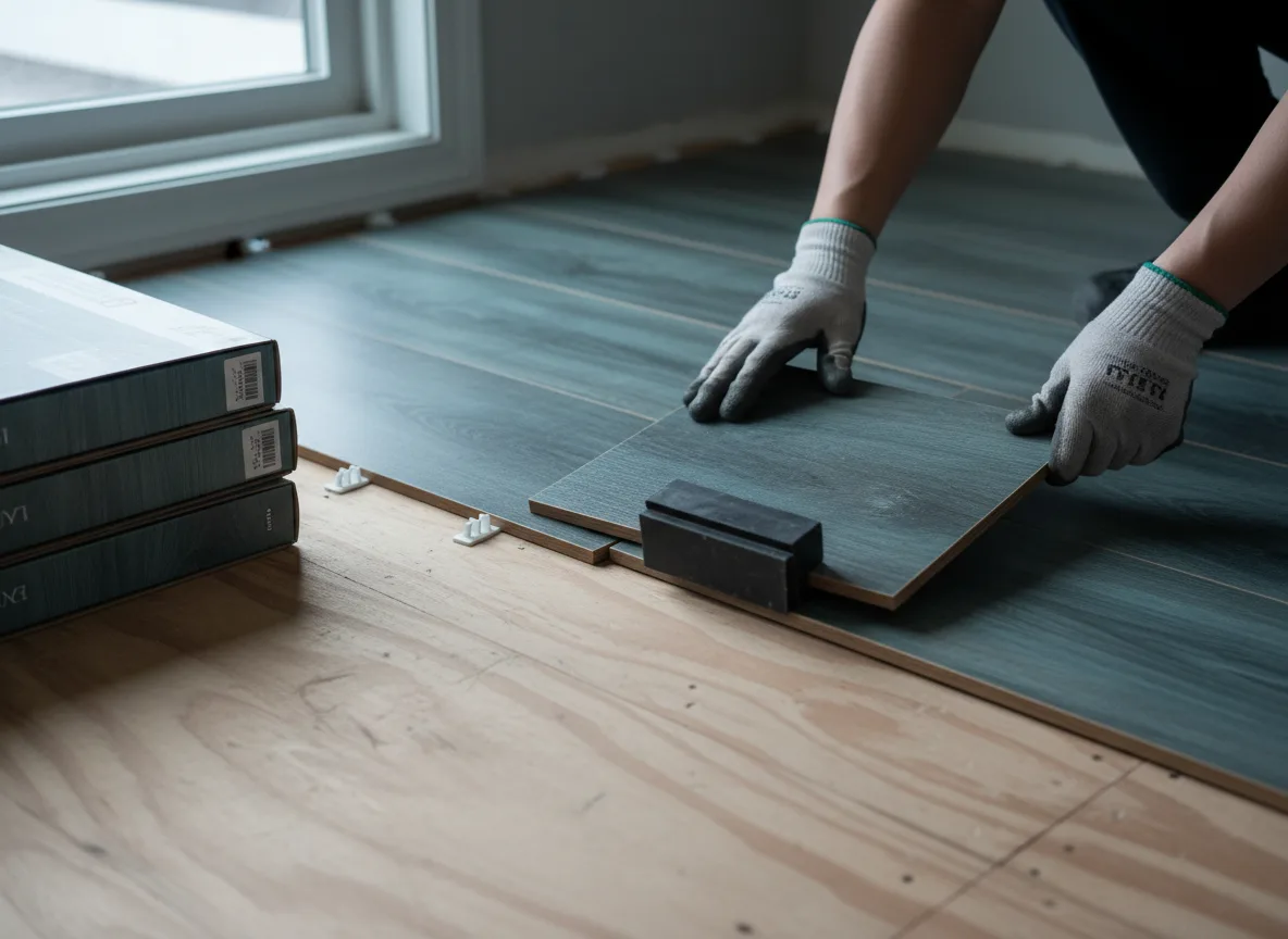 Luxury Vinyl Plank Installation company in Alamo, ND